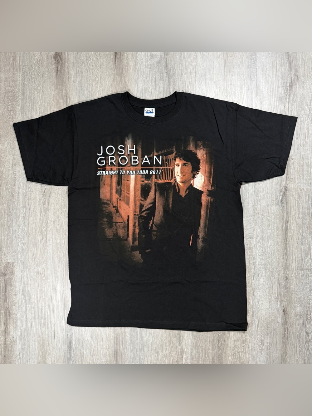 Vintage 2011 Josh Groban Straight To You Tour T-Shirt Large - Picture 1 of 7
